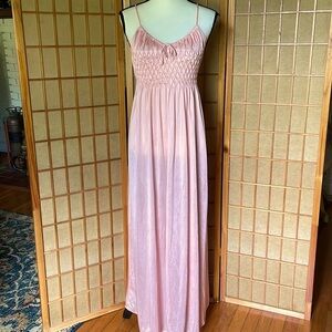 Ralph Montenero Nightgown Negligee Vintage Pink Nightgown